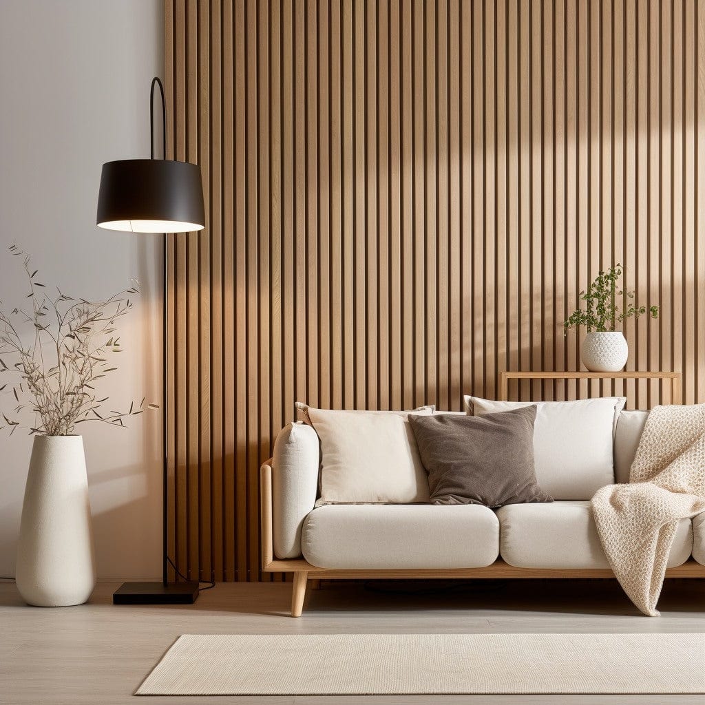 Wooden Slats, Wall Panel, Wide Oak Panels, Interior Design 